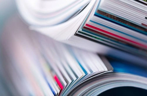 Beispiel hochwertiger Drucksachen